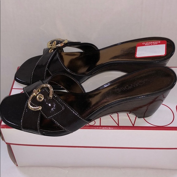 NWT Joan & David Leather Jessica Sandals, Size 8.5 - Picture 3 of 5